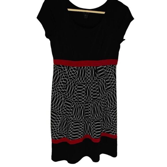 Enfocus Studio Y2K Abstract Print Mini Dress - Picture 1 of 7